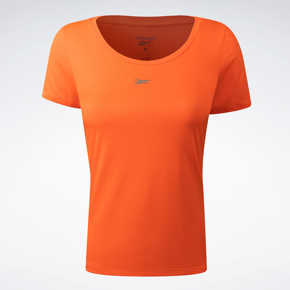 Camiseta Reebok Manga Curta Workout Feminina