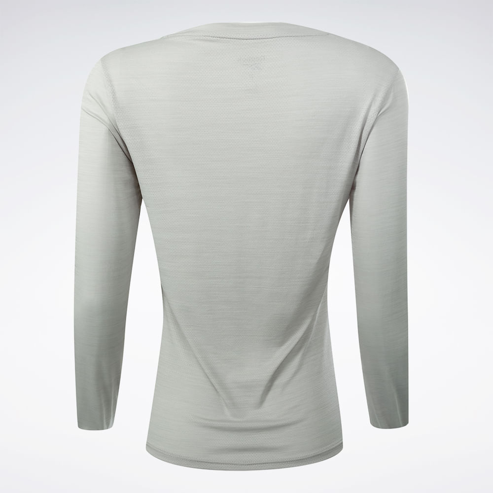 Camiseta Reebok Manga Longa Race Print Feminina