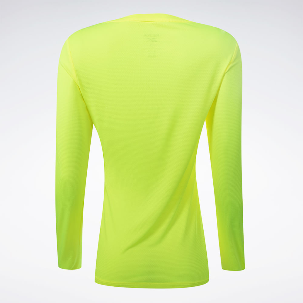 Camiseta Reebok Manga Longa Workout Feminina