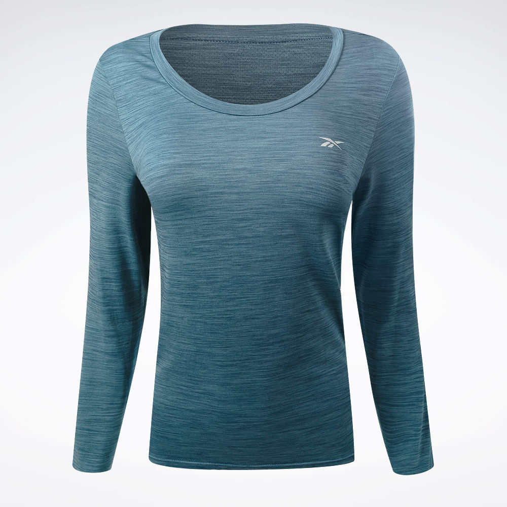 Camiseta Reebok Manga Longa Race Feminina