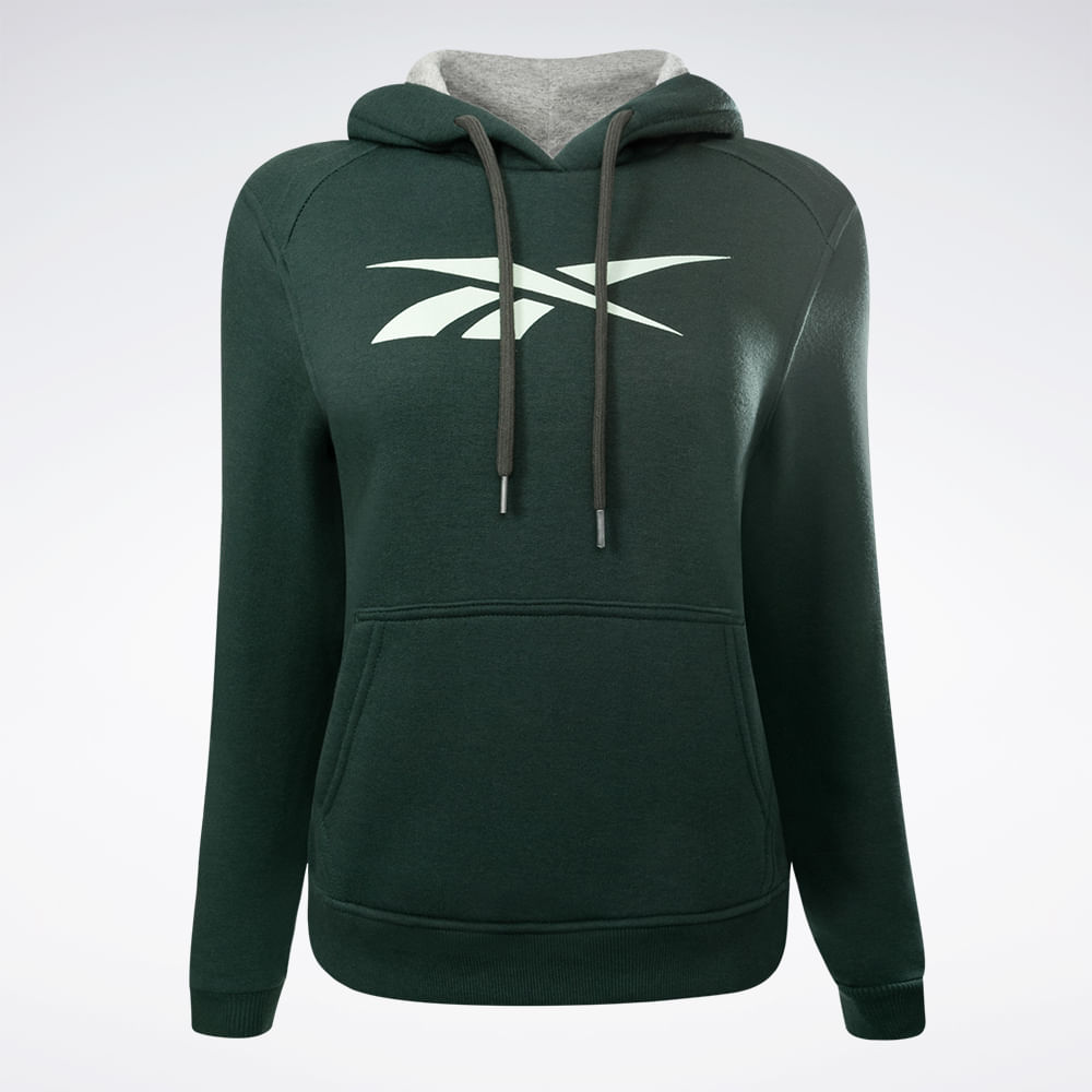 Blusa Reebok Big Vector Com Capuz Feminina