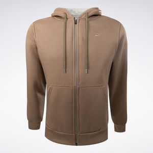Jaqueta reebok logo com capuz masculina