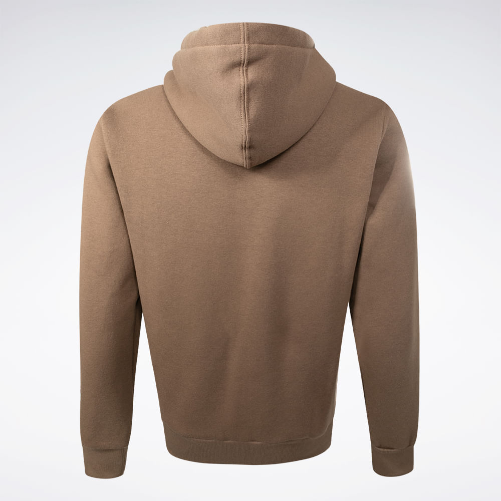 Jaqueta reebok logo com capuz masculina