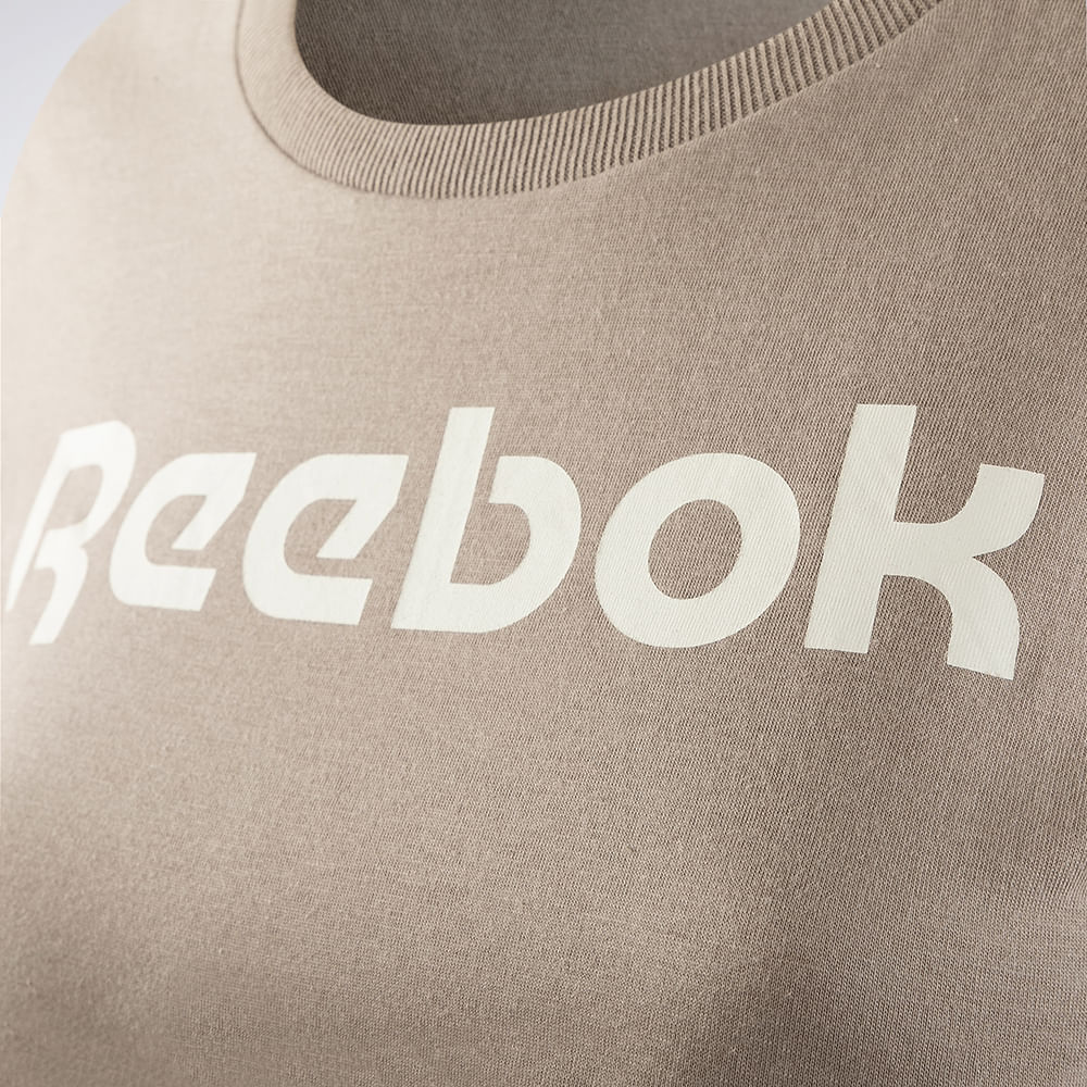Camiseta Reebok Big Logo Linear Feminina