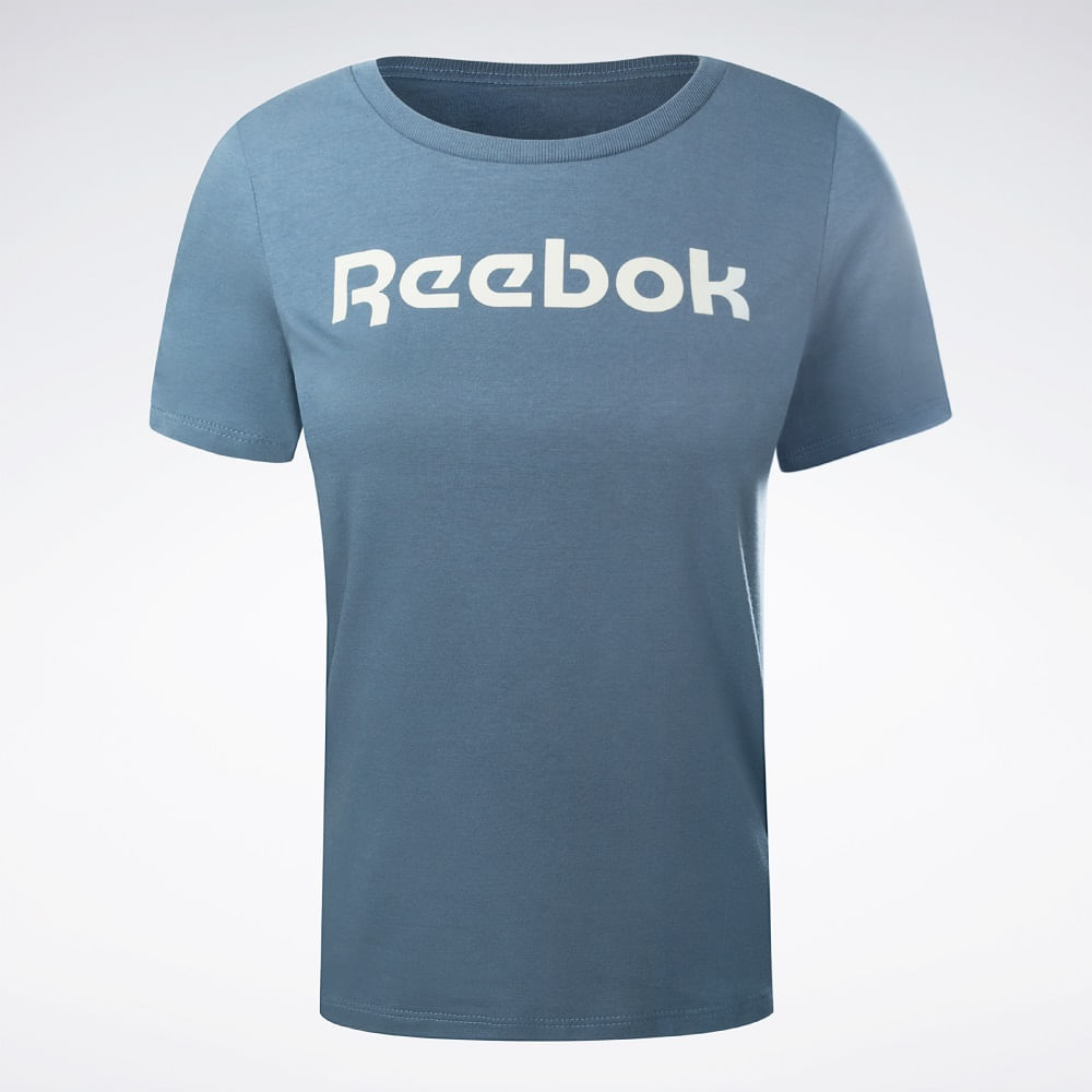 Camiseta Reebok Big Logo Linear Feminina