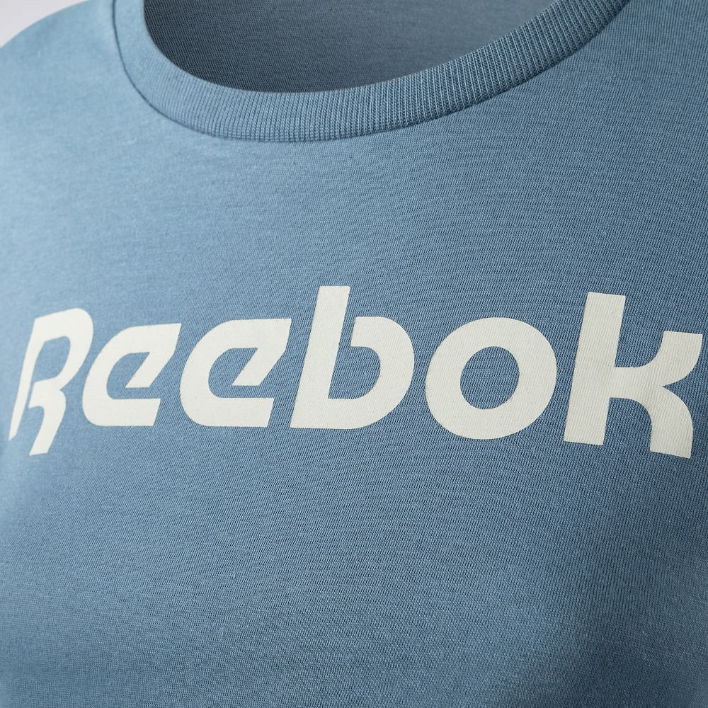 Camiseta Reebok Big Logo Linear Feminina