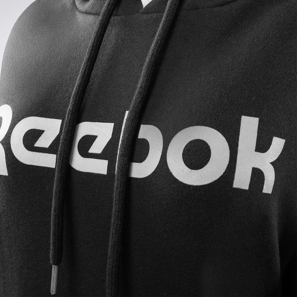 Blusa Reebok Big logo linear com Capuz Masculina