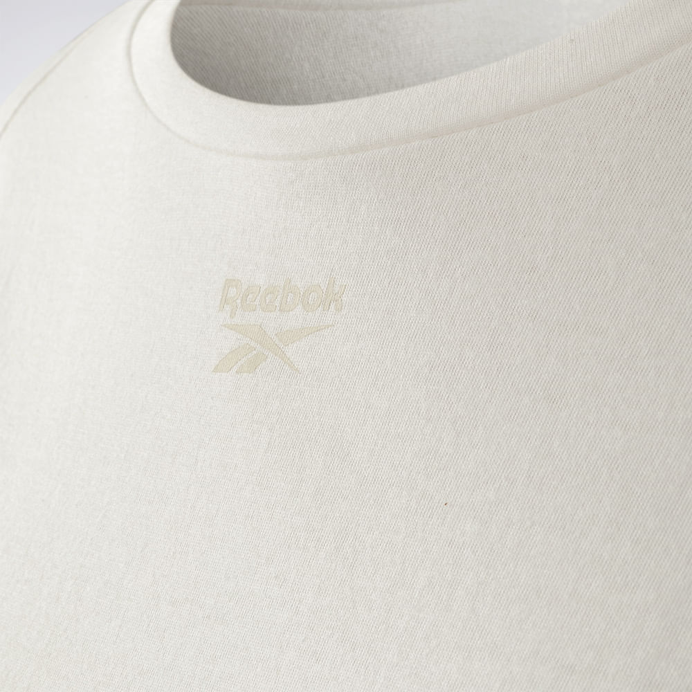 Camiseta Reebok Manga Longa Young Cropped Feminina