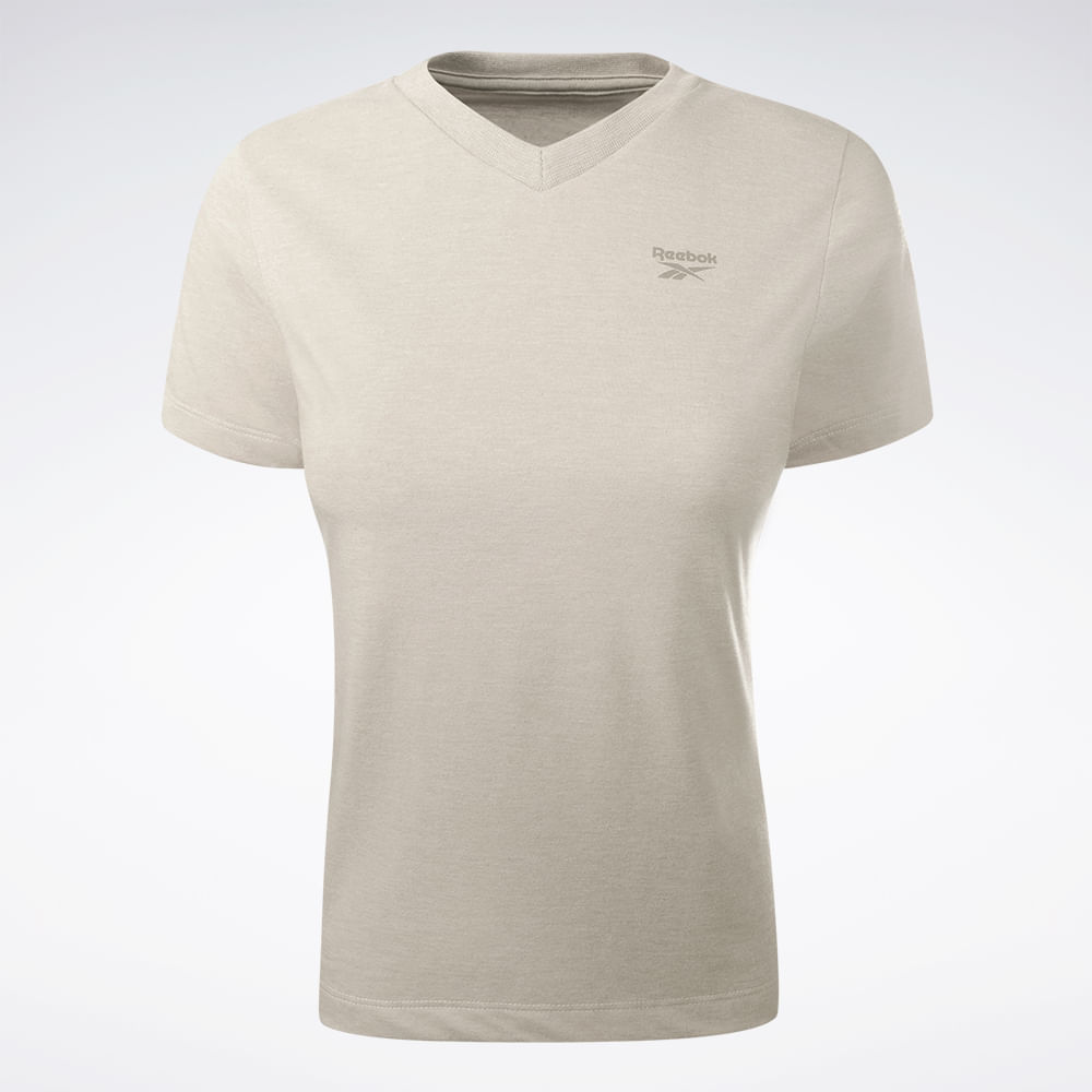 Camiseta Reebok Logo V Feminina