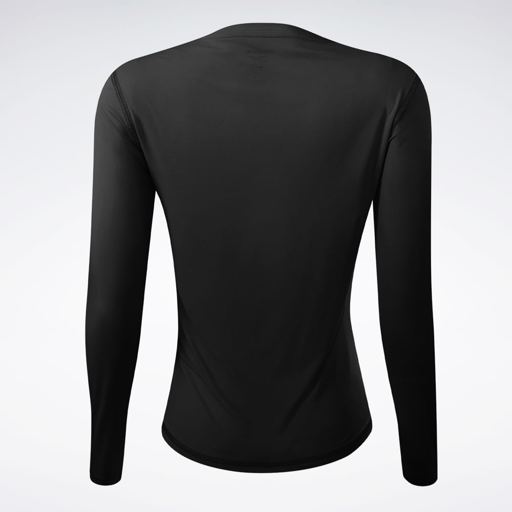 Camiseta Reebok Manga Longa Active Print Feminina