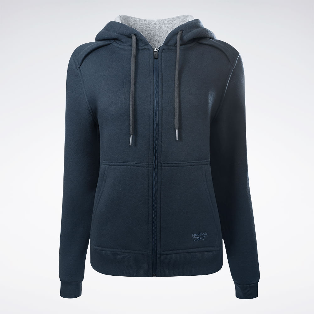 Jaqueta Reebok Logo Com Capuz Feminina