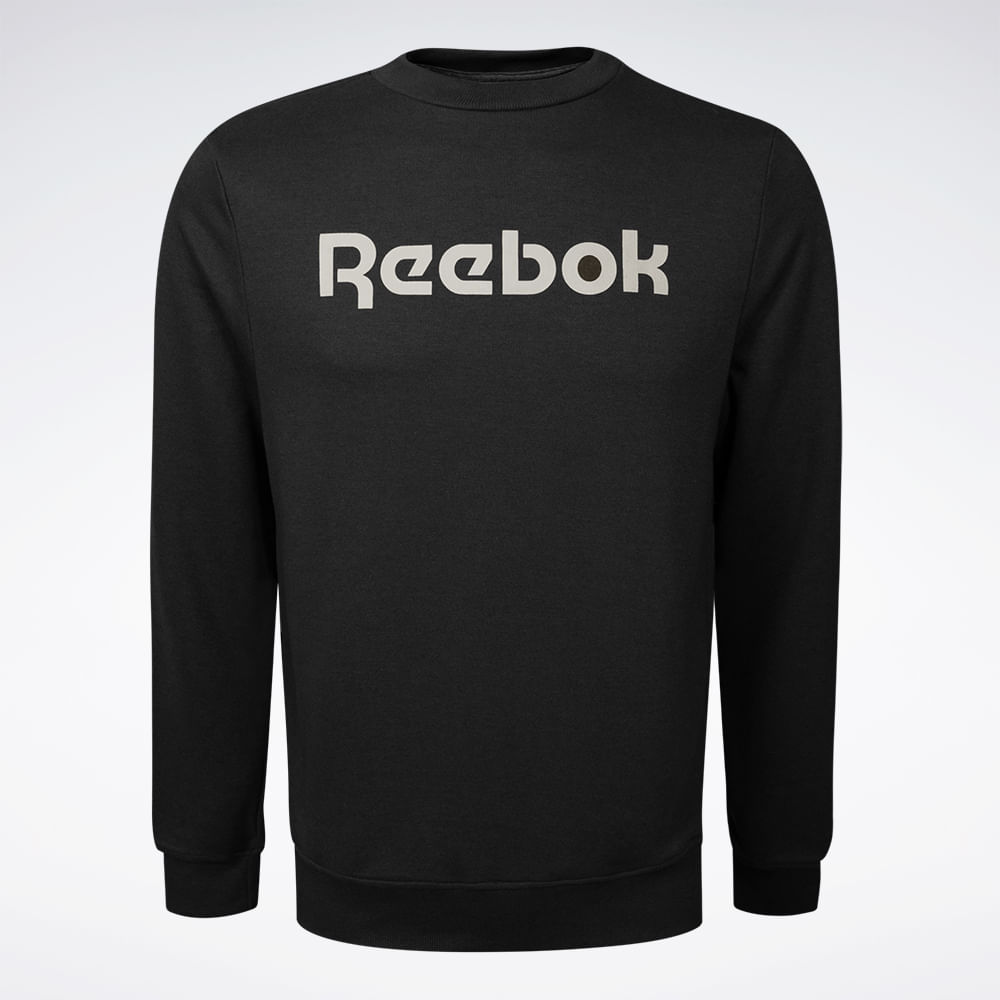 Blusa Reebok Big Logo Linear Crew Masculino