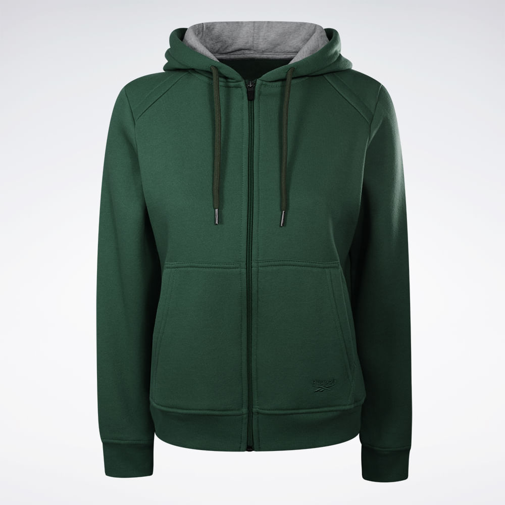 Jaqueta Reebok Logo Com Capuz Feminina