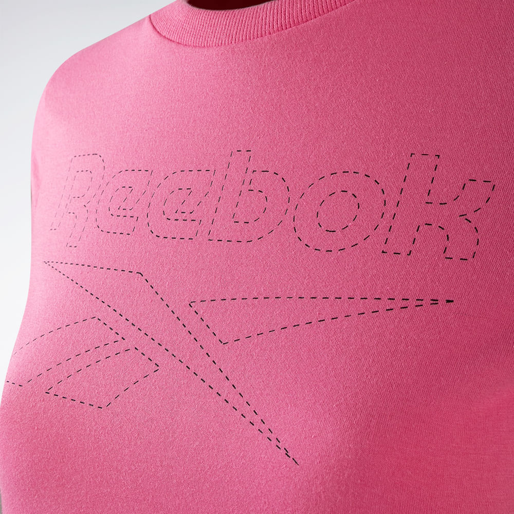 Camiseta Reebok CL Logo Feminina