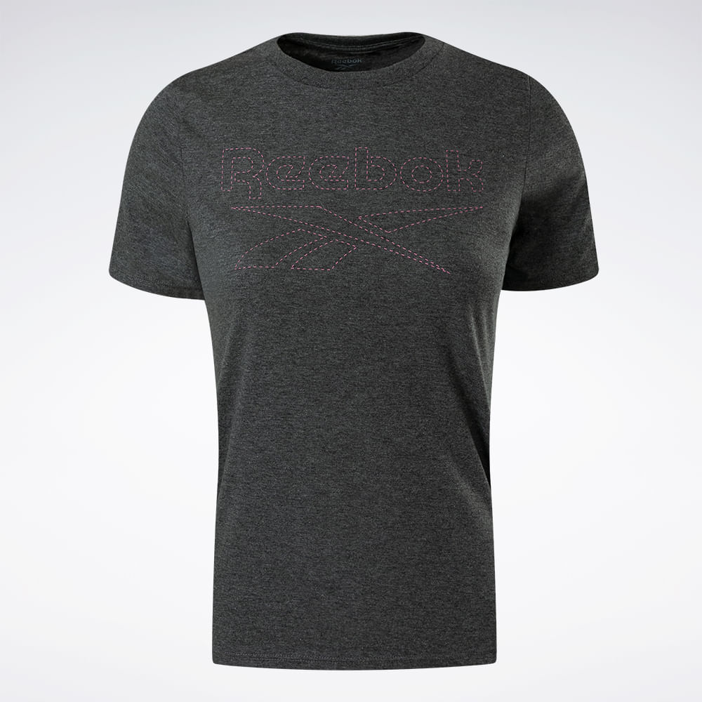Camiseta Reebok CL Logo Feminina