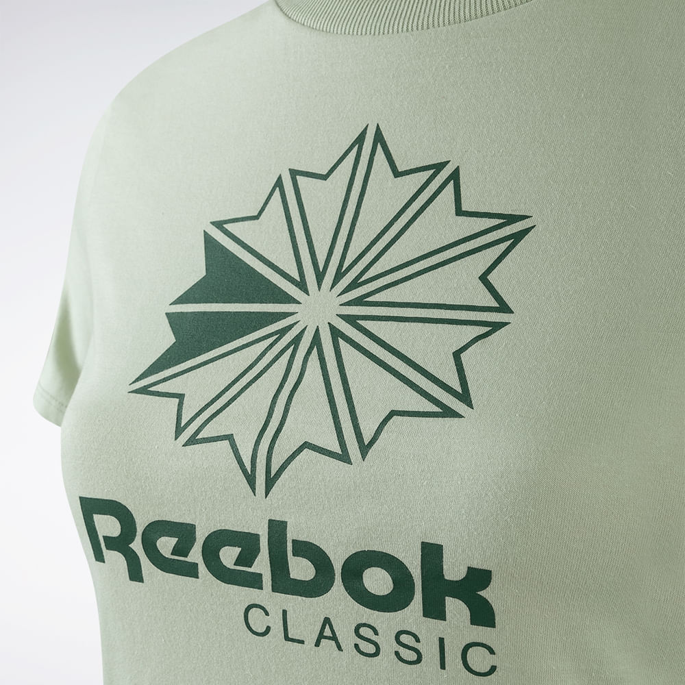 Camiseta Reebok Star Crest Logo Feminina