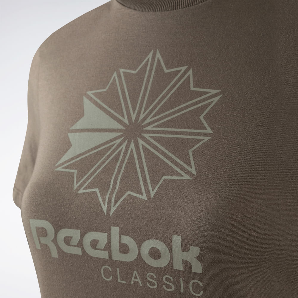 Camiseta Reebok Star Crest Logo Feminina