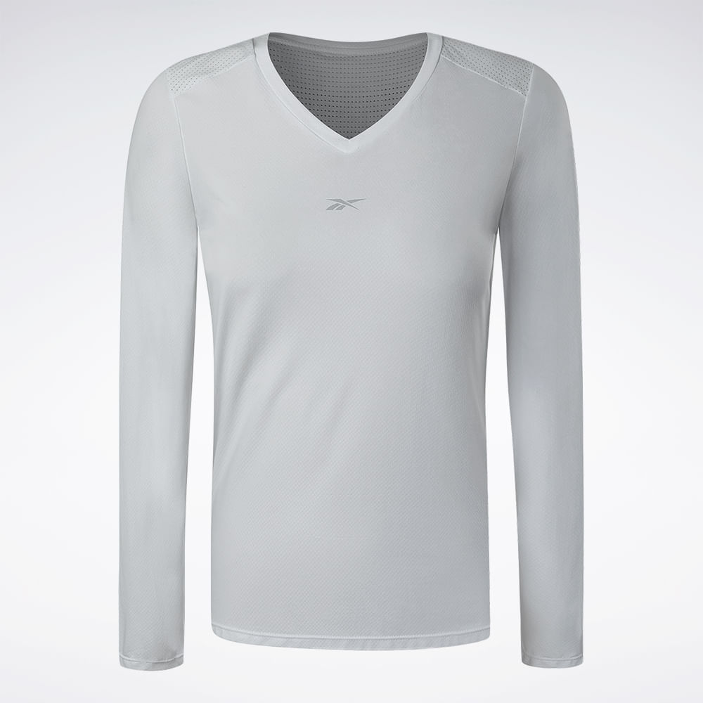 Camiseta Reebok Manga Longa Athletic Feminina