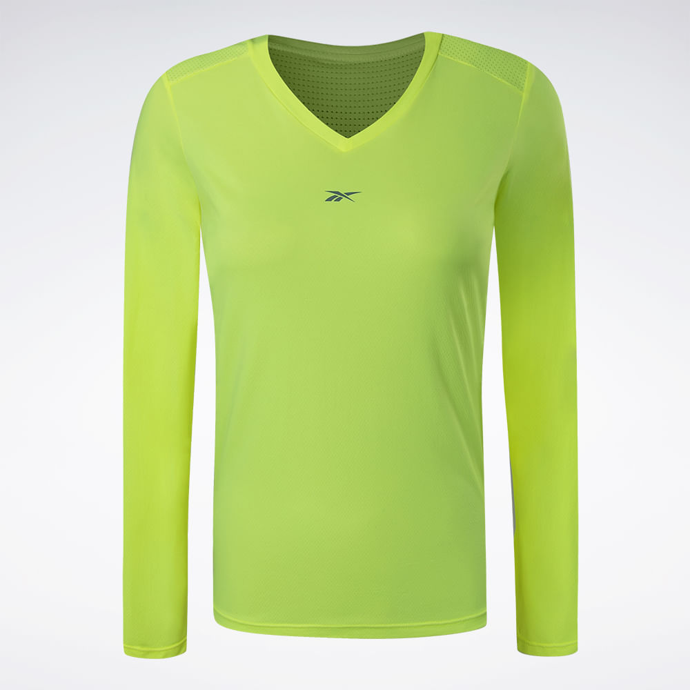 Camiseta Reebok Manga Longa Athletic Feminina