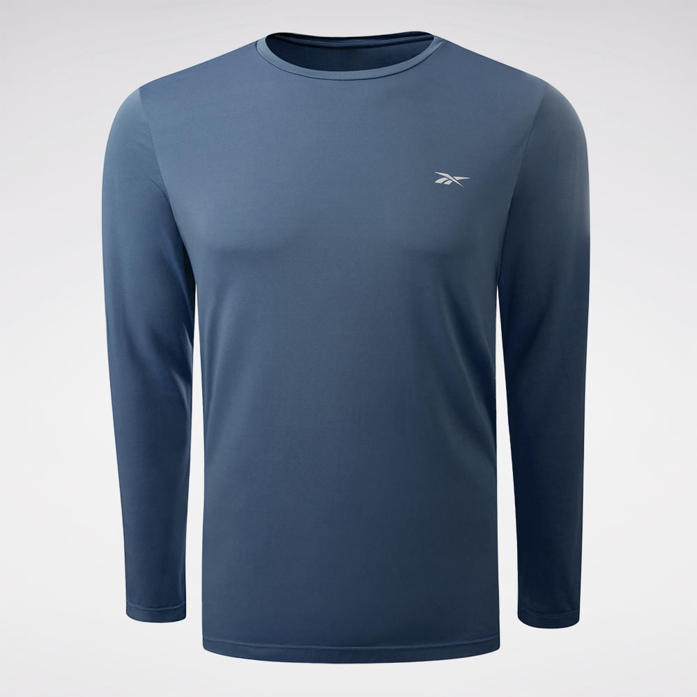 Camiseta Reebok Manga Longa Agile Masculina