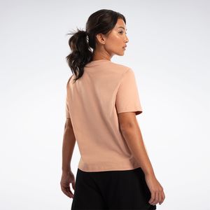 Camiseta Reebok Logo Cropped Feminina