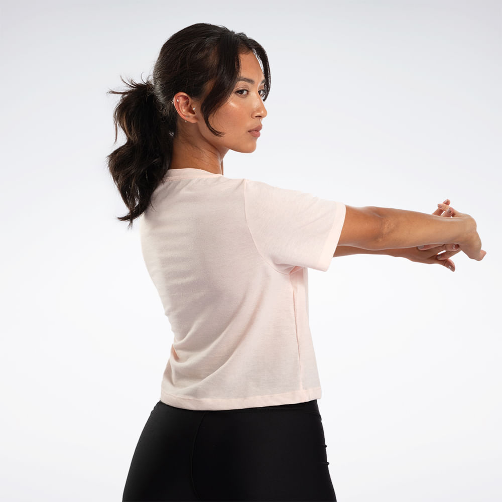 Camiseta Reebok Train Cropped Feminina
