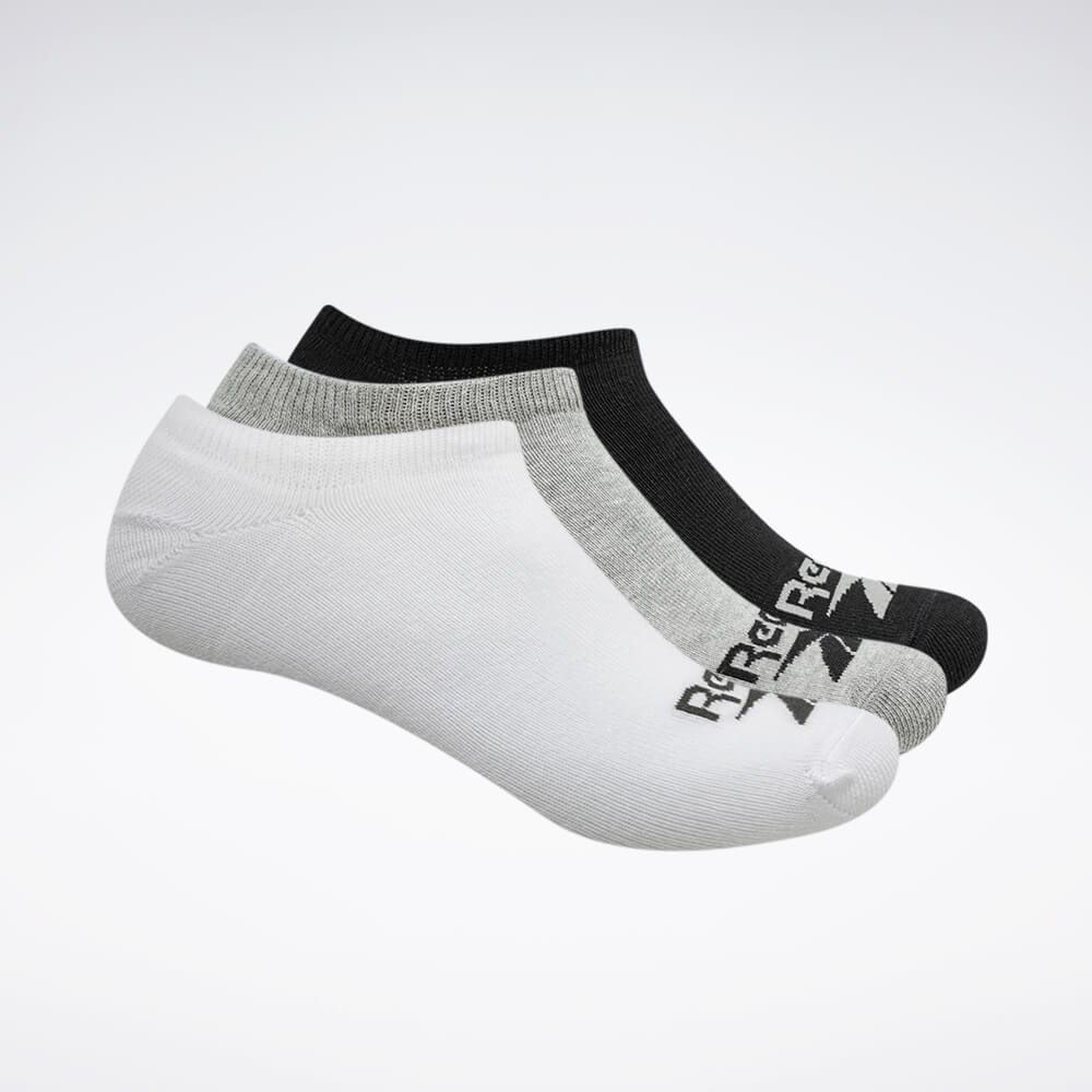 Kit 3 Meias Reebok CL 3K Inv 1/2 Toalha Masculino