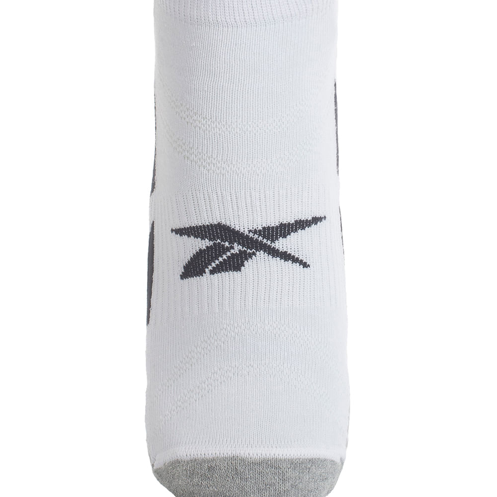 Kit 3 Meias Reebok Invisível 1/2 Toalha  Masculino